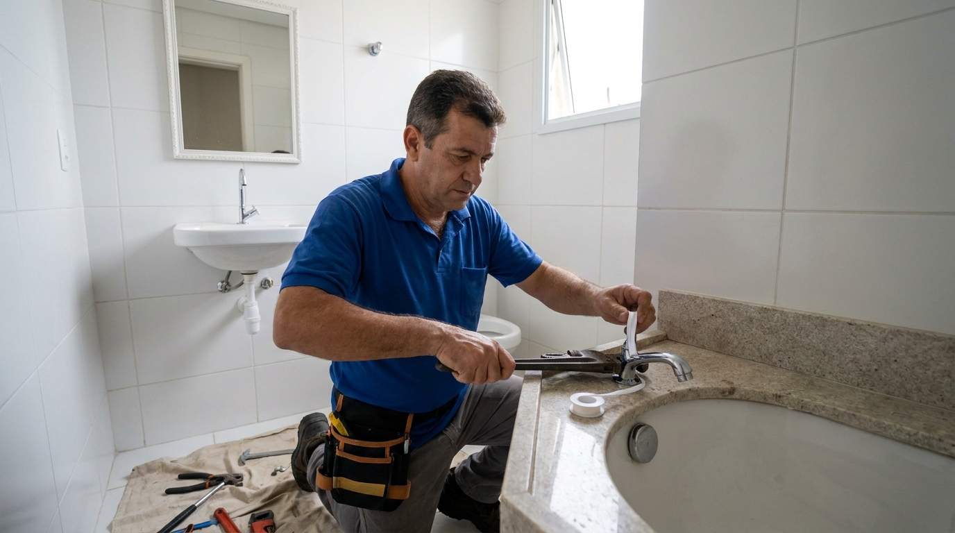Instalação de torneira de cozinha em Jaraguá do Sul‑SC